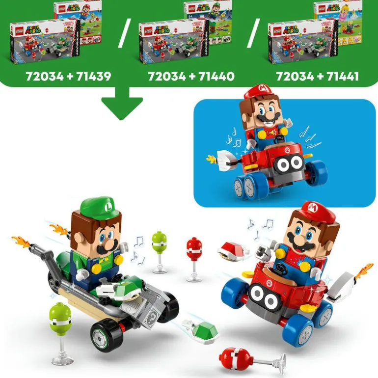 LEGO Super Mario: Mario Kart – Baby Mario mot Baby Luigi 72034