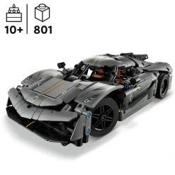 LEGO Technic - Koenigsegg Jesko Absolut-hyperbil i grått 42173