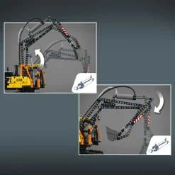 LEGO Technic - Volvo FMX-trailer og EC230 el-gravemaskin 42175