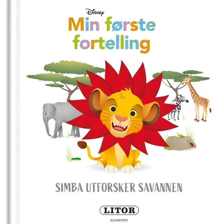 Lesebok Disney Mine første fortellinger: Simba Utforsker Savannen