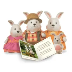 Li'l Woodzeez Figurer - Hoppingood Kaninfamilie