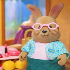 Li'l Woodzeez figurer - Kanin familie med besteforeldre