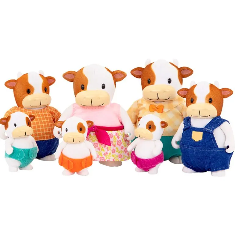 Li'l Woodzeez figurer - Kufamilie med besteforeldre