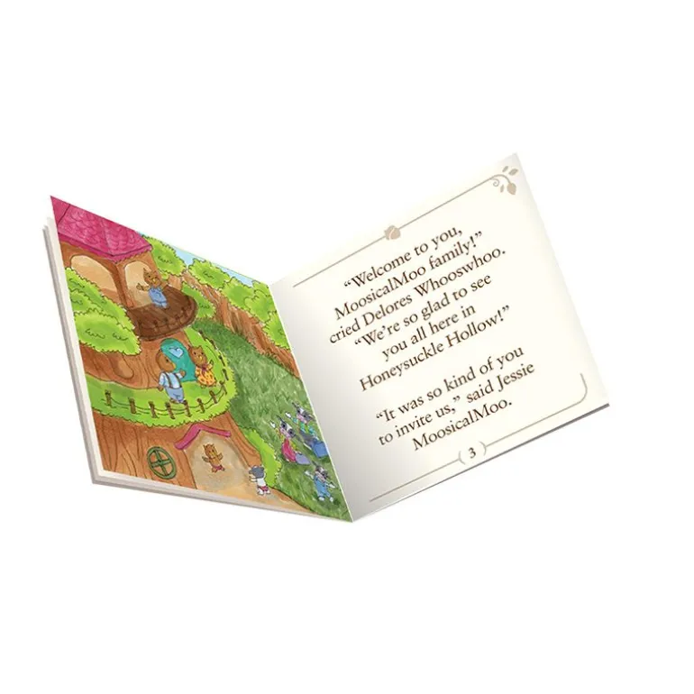 Li'l Woodzeez figurer - Kufamilie med besteforeldre