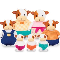 Li'l Woodzeez figurer - Kufamilie med besteforeldre