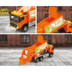 Majorette Grand Series Lekebil 19cm - Volvo FMX Søppelbil