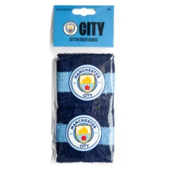 Manchester City 2-Pakning Bomull Håndleddsbånd