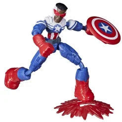 Marvel Avengers Bend and Flex figur 15 cm - Captain America Falcon