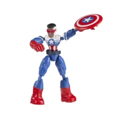 Marvel Avengers Bend and Flex figur 15 cm - Captain America Falcon