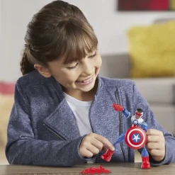 Marvel Avengers Bend and Flex figur 15 cm - Captain America Falcon