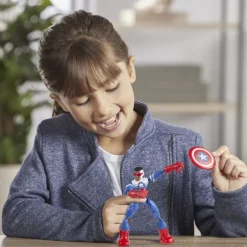 Marvel Avengers Bend and Flex figur 15 cm - Captain America Falcon