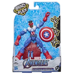 Marvel Avengers Bend and Flex figur 15 cm - Captain America Falcon