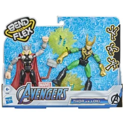 Marvel Avengers Bend and Flex figursett 15 cm - Thor vs Loki