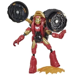 Marvel Avengers Bend and Flex figur 15 cm - Iron Man med motorsykkel