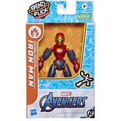 Marvel Avengers Bend and Flex Missions figur 15 cm - Iron Man Ild-Oppdrag