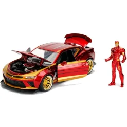 Marvel Avengers Kjøretøy - Iron Man & 2016 Chevy Camaro 1:24