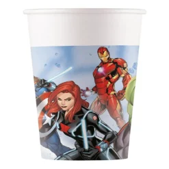 Marvel Avengers Pappkopper 2 dl 8 stk