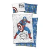 Marvel Avengers Sengesett 140x200/50x70 cm - Captain America
