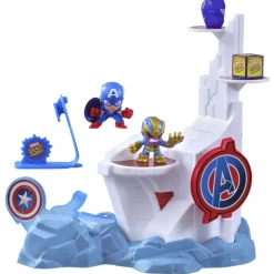 Marvel Stunt Squad Mini Lekesett - Captain America vs Thanos