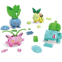 MEGA Pokémon Byggesett 118 Deler - Grass-Type Train Team