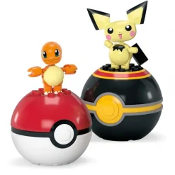 MEGA Pokémon Pokeball Byggesett 40 Deler - Charmander & Pichu