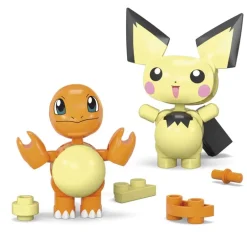 MEGA Pokémon Pokeball Byggesett 40 Deler - Charmander & Eevee