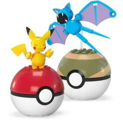MEGA Pokémon Pokeball Byggesett 40 Deler - Pikachu & Zubat
