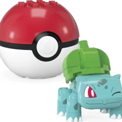 MEGA Pokémon Pokeball Byggesett 60 Deler - Bulbasaur & Meowth
