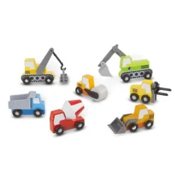 Melissa & Doug - Anleggsbiler i tre 7 pakning fra 3 år