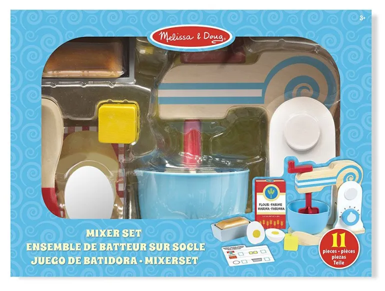 Melissa & Doug - Mixer i tre med 11 deler