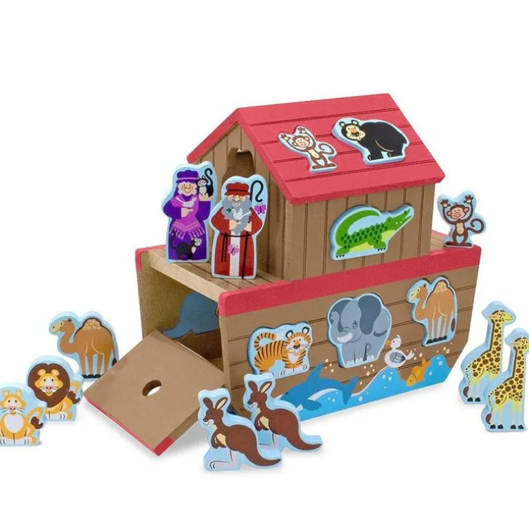 Melissa & Doug - Noahs ark lekesett i tre fra 2 år