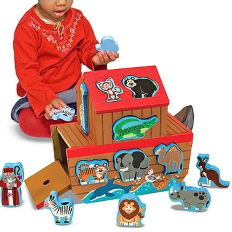 Melissa & Doug - Noahs ark lekesett i tre fra 2 år