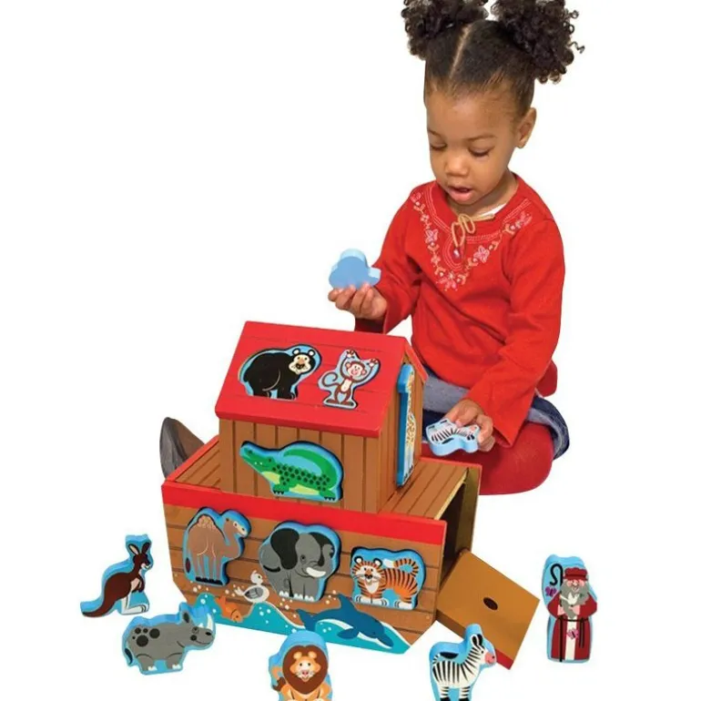 Melissa & Doug - Noahs ark lekesett i tre fra 2 år