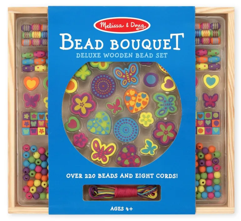 Melissa & Doug - Perlesett i tre Blomster