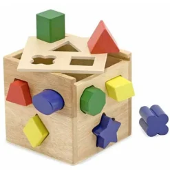 Melissa & Doug - Putteboks med 12 treklosser