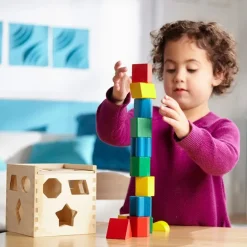 Melissa & Doug - Putteboks med 12 treklosser