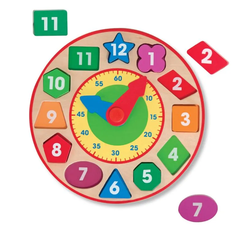 Melissa & Doug - Sorterings Klokke