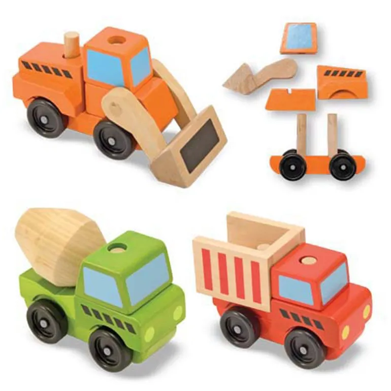 Melissa & Doug - Stablekjøretøy i tre fra 3 år