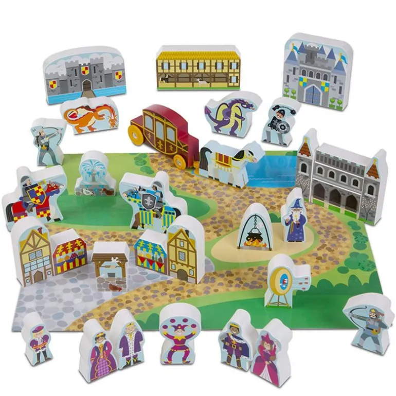 Melissa & Doug - Trelekesett Kongerike 37 deler