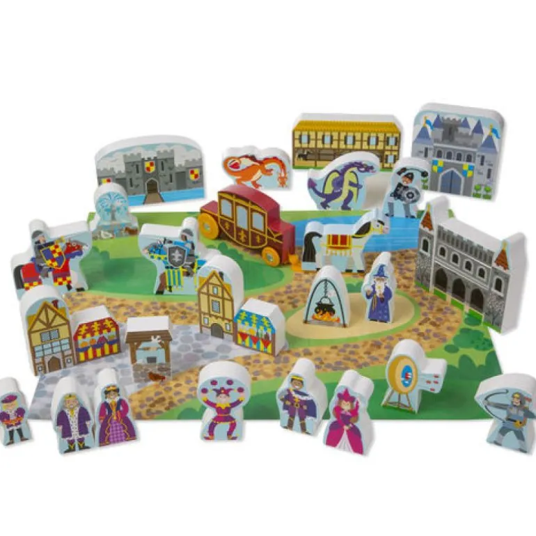 Melissa & Doug - Trelekesett Kongerike 37 deler