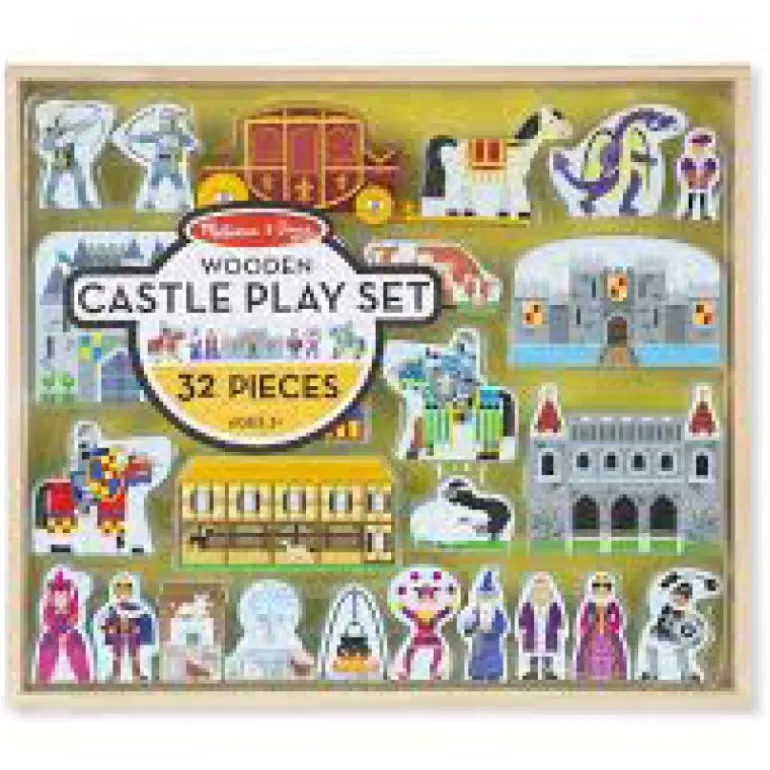 Melissa & Doug - Trelekesett Kongerike 37 deler