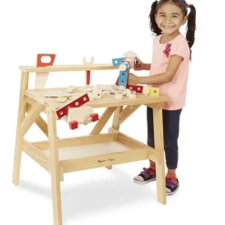 Melissa & Doug - Verktøy og Arbeidsbenk i Tre