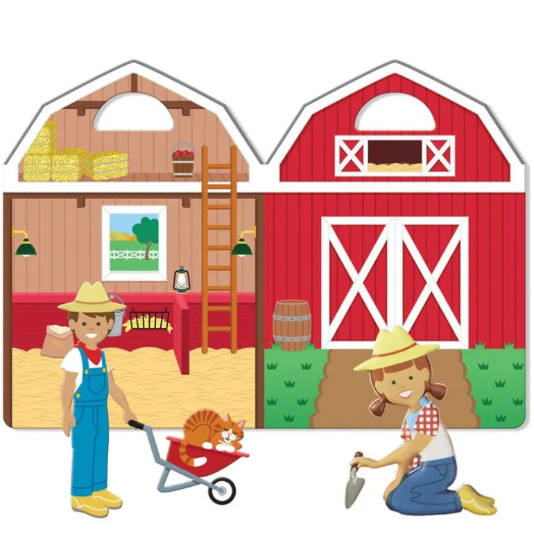 Melissa & Doug Gjenbruks Klistremerker 52 Deler - Bondegård