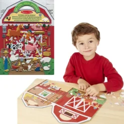 Melissa & Doug Gjenbruks Klistremerker 52 Deler - Bondegård