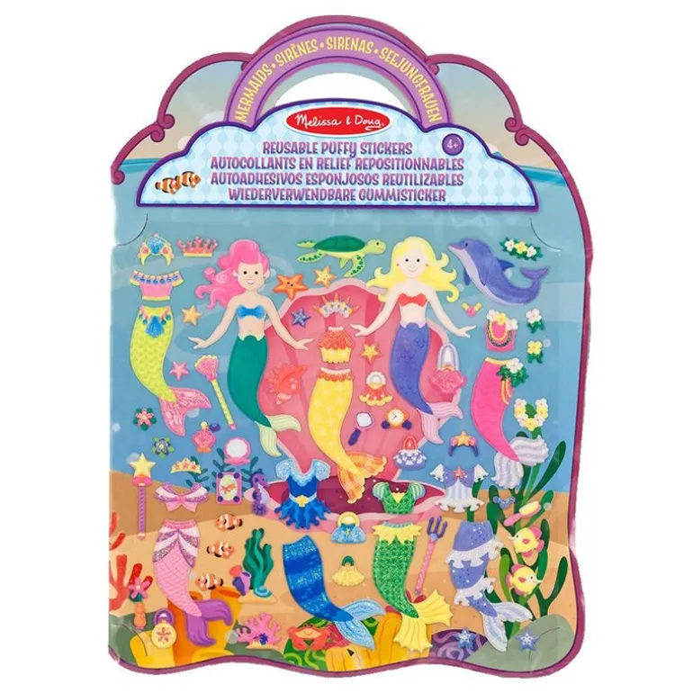 Melissa & Doug Gjenbruks Klistremerker - Havfruer