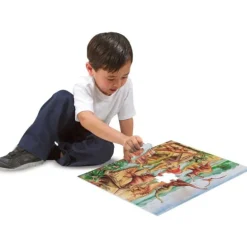 Melissa & Doug Gulvpuslespill Dinosaur 48 brikker 92x61 cm