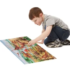 Melissa & Doug Gulvpuslespill Dinosaur 48 brikker 92x61 cm