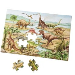 Melissa & Doug Gulvpuslespill Dinosaur 48 brikker 92x61 cm