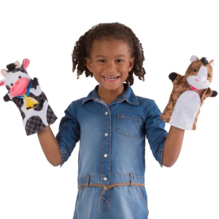 Melissa & Doug Hånddukker - Gårdsdyr 4 figurer