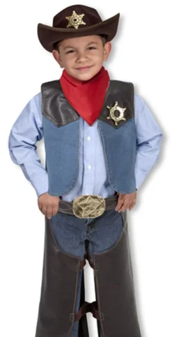 Melissa & Doug kostyme - Cowboy 3-6 år